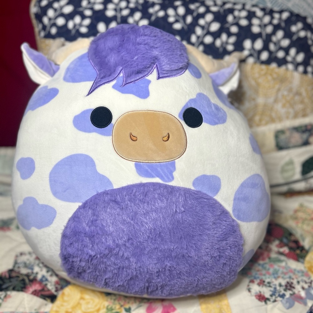 CONWAY 🐮 Highland Cow Original Squishmallow by Kelly Toy NWT